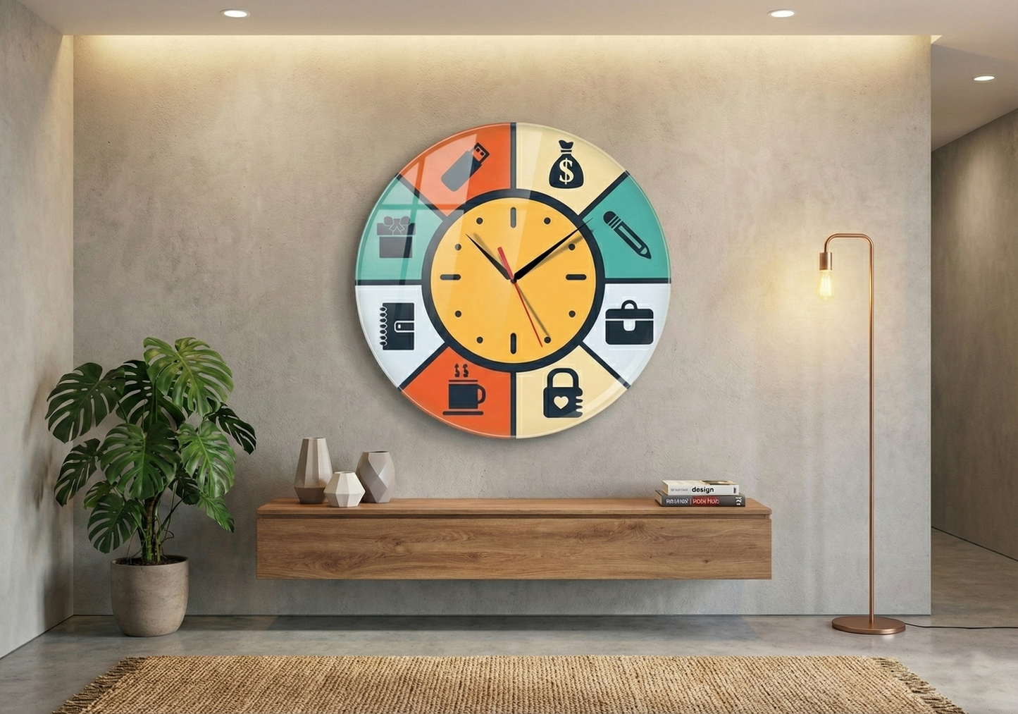 Ofis ve Ev Dekorasyonu İçin Modern Duvar Saati