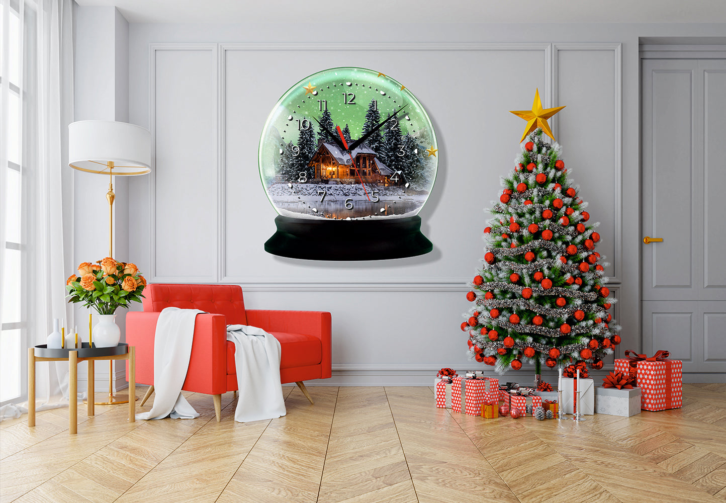 StilCreative İmzalı Büyülü Pencere: Orman Evi