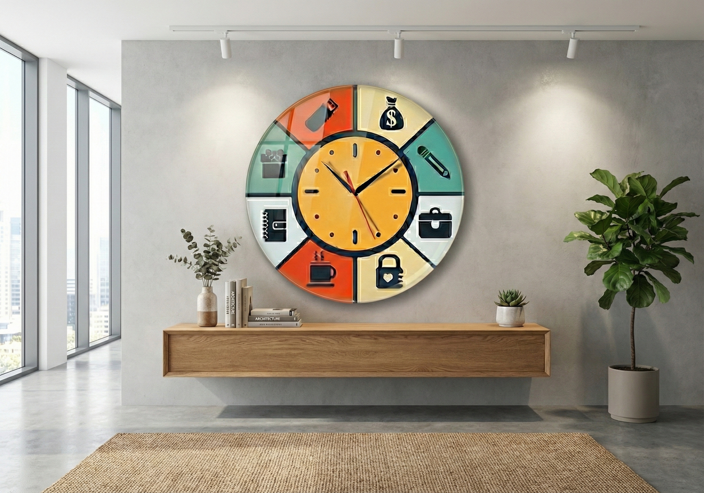 Ofis ve Ev Dekorasyonu İçin Modern Duvar Saati