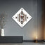 Duvarınızdaki Etnik İmza: StilCreative Geometrik Desenli Modern Kare Saat
