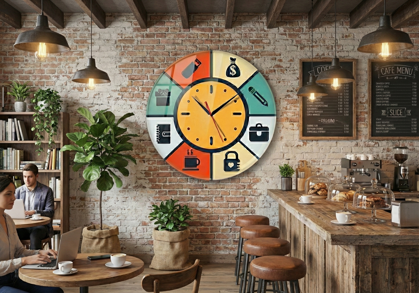 Ofis ve Ev Dekorasyonu İçin Modern Duvar Saati