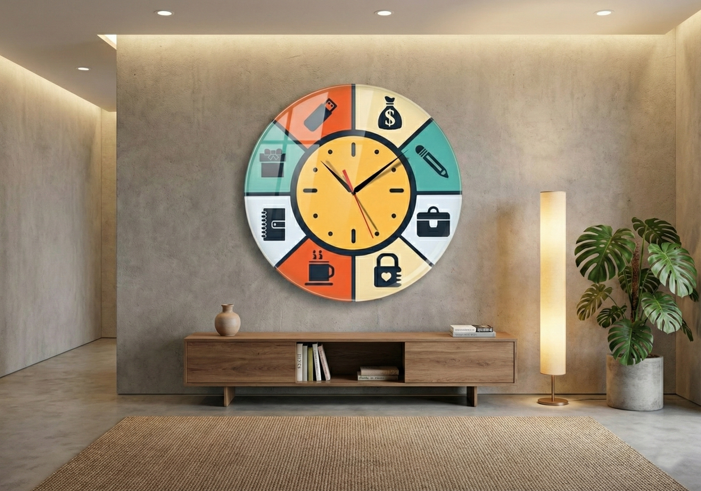 Ofis ve Ev Dekorasyonu İçin Modern Duvar Saati