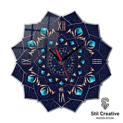 Sıradışı Bir Ev Hediyesi: Mandala Desenli Tasarım Duvar Saati